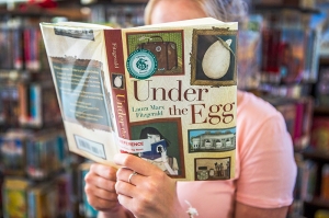 "Under the Egg" by Laura Marx Fitzgerald is the Young Readers book selection for Week Five. (Photo by Ruby Wallau)